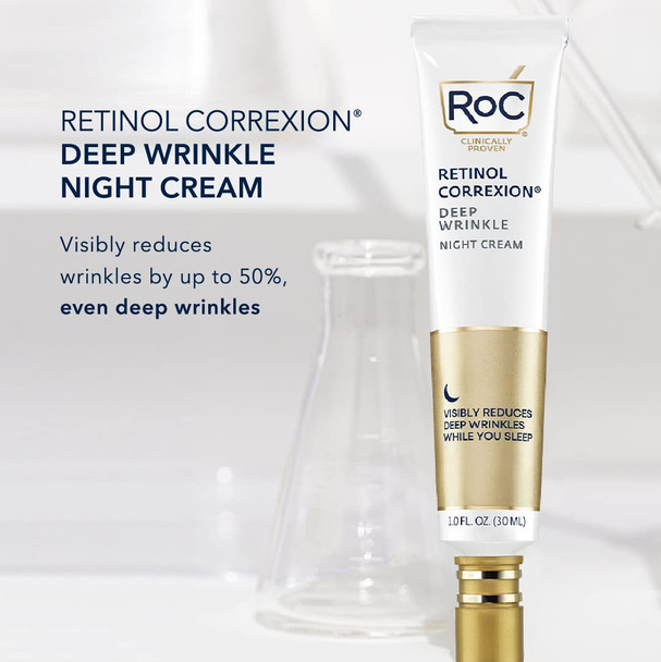 RoC Retinol Correxion Anti-Aging + Firming Night Face Moisturizer, 1 oz