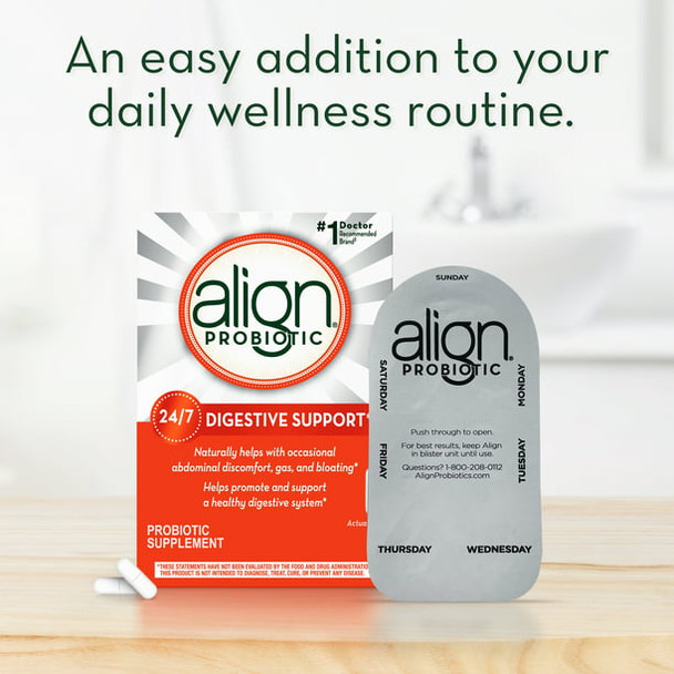 Align Probiotics, Probiotics for Women and Men, Daily Probiotic Supplement for Digestive Health, 42 Capsules