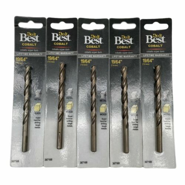 Do it 19/64" Drill Bit 367168 (Pack of 5)