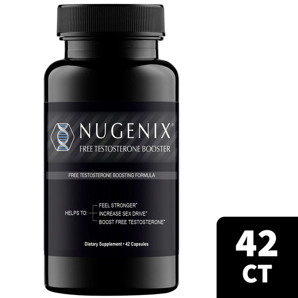 Nugenix® Free Testosterone Booster, Men's Dietary Supplement, 42 Count, 14 Servings