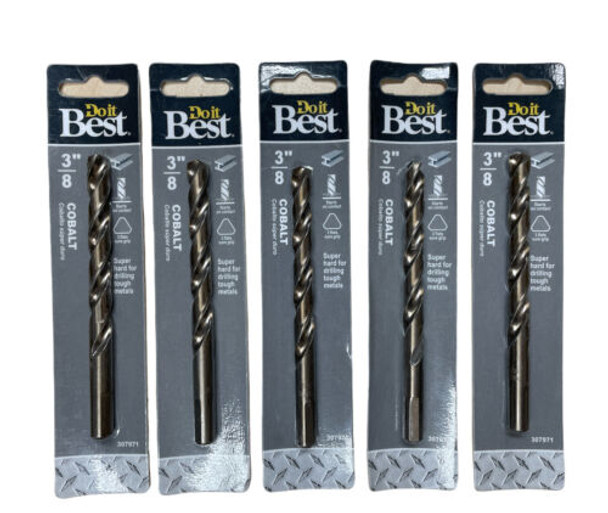 Do it Best 3/8 In. Cobalt Drill Bit 250701DB Pack of 5