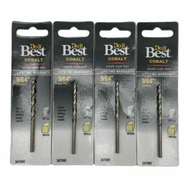 Do it Cobalt 9/64" Drill Bit (Pack of 4)