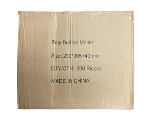 Poly Bubble Mailers Shipping Envelopes Self Sealing 200 pc 9 in x 13 in