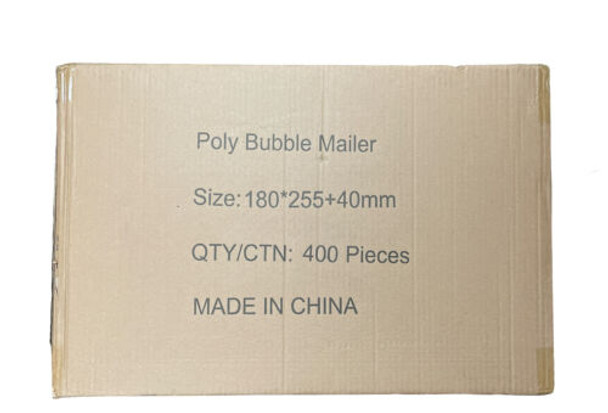 Poly Bubble Mailers Shipping Envelopes Self Sealing 400 pc 7 in x 11 in