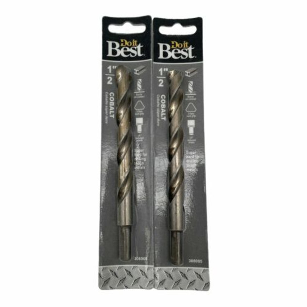 Do it Best 1/2 In. Cobalt Drill Bit 251511DB (Pack of 2)