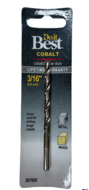 Do it Best 3/16 In. Cobalt Drill Bit 307920 Pack of 4