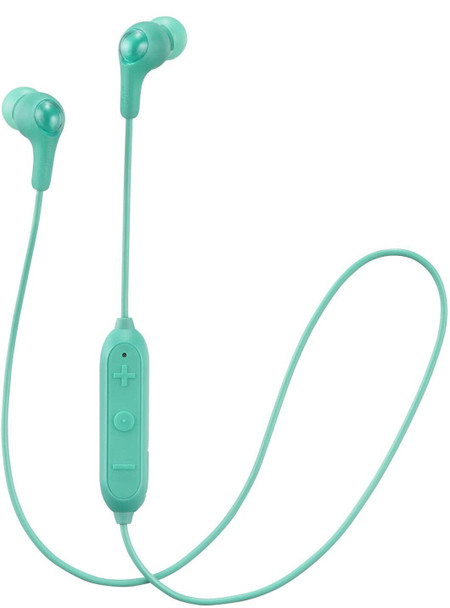 JVC Gummy Wireless Headphones Mint Green HA-FX9BT-G