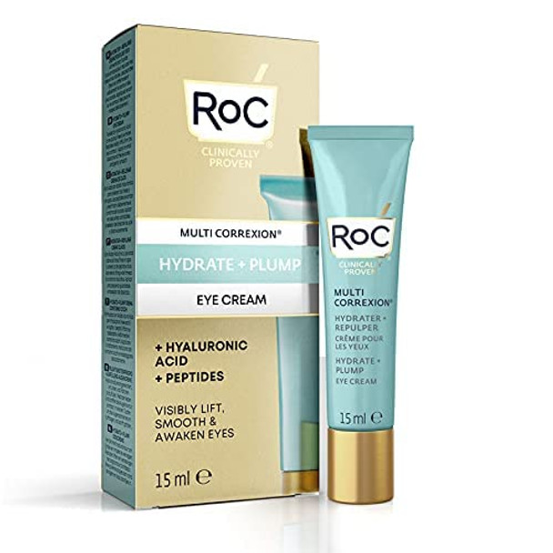 RoC Multi Correxion Hydrate + Plump Eye Cream, 0.5 oz