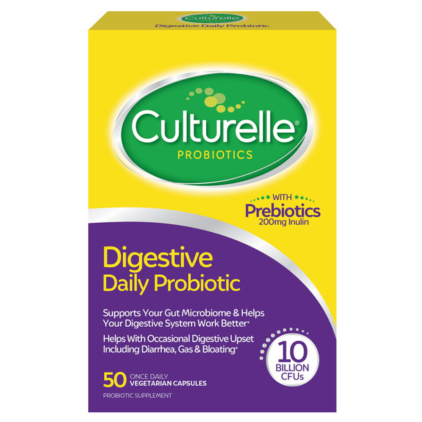 Culturelle Unisex Digestive Health Daily Probiotic Supplement, 50 Ct