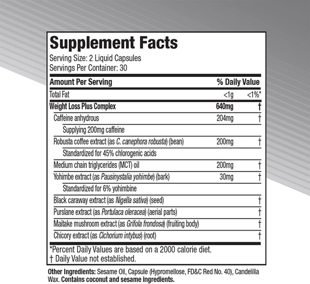 Hydroxycut Advanced Weight Loss Supplement, Intense Weight Loss, Maximum Energy + Metabolism Boost, 60 Count