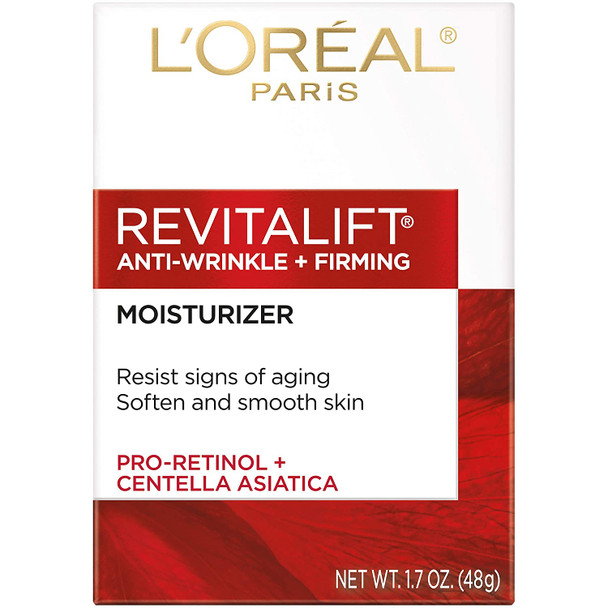 L'Oreal Paris Revitalift Anti-Wrinkle + Firming Day Moisturizer SPF 25, 1.7 oz