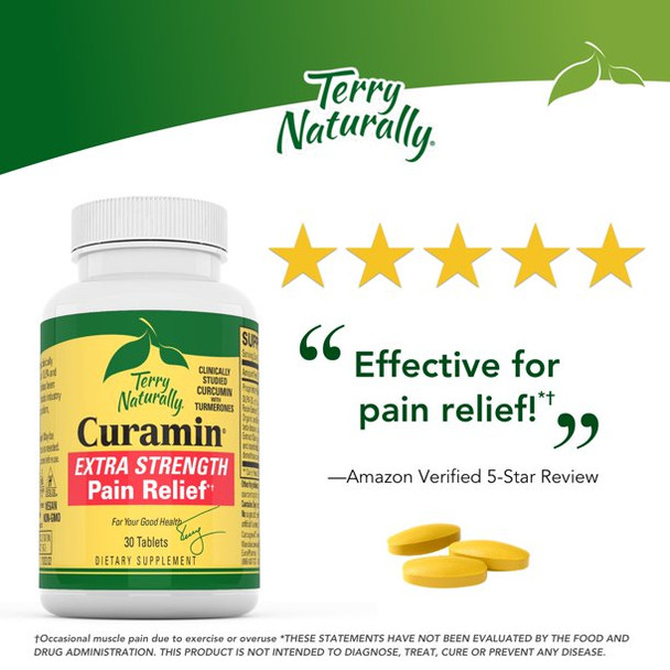 EuroPharma - Terry Naturally Curamin Extra Strength with BCM-95 - 120 Tablets