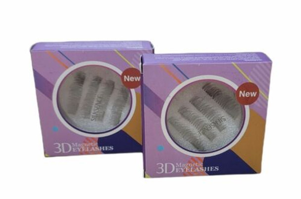 SILKSENCE 3D Magnetic Eyelashes Premium Quality for Natural Look 4 pcs Pack 2