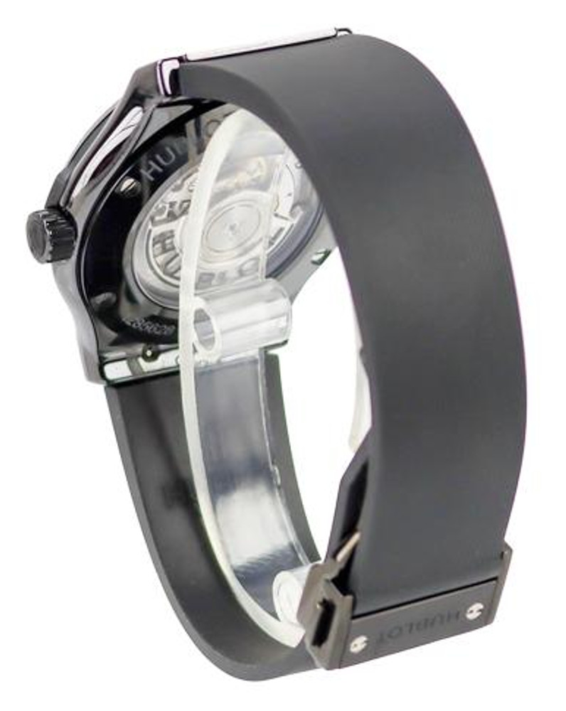 Hublot Classic Fusion Automatic Black Ceramic Rubber Strap Men's Watch  542.CM.1171.RX