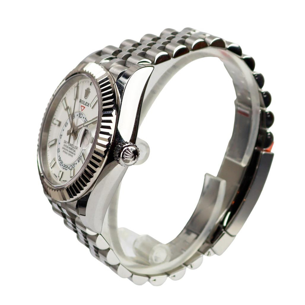 Rolex 2021 ROLEX OYSTER SKY-DWELLER WHITE DIAL STAINLESS STEEL 326934