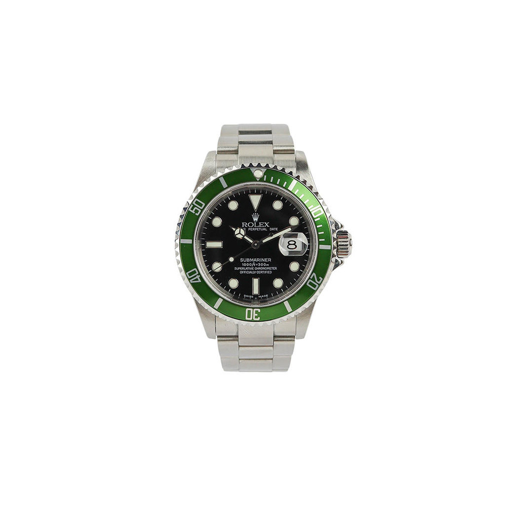 Rolex Submariner Kermit Date Stainless Steel 41mm Green Bezel