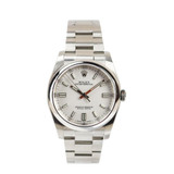 Rolex 2020 ROLEX OYSTER PERPETUAL WHITE DIAL STAINLESS STEEL M116000