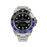 Rolex ROLEX DATE GMT-MASTER II BATMAN MODEL 116710BLNR BLACK BLUE 40MM STEEL WATCH BandP