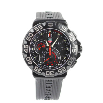 TAG Heuer TAG HEUER FORMULA 1 QUARTZ CHRONOGRAPH BLACK RUBBER CAH1012