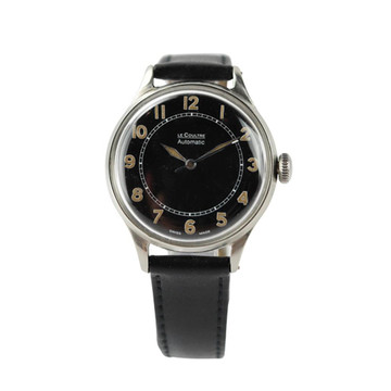 LeCoultre 1930S VINTAGE LECOULTRE AUTOMATIC BLACK DIAL 17J MILITARY