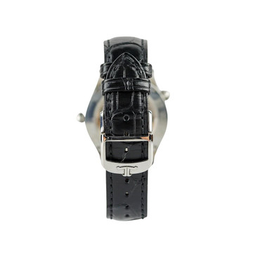 Jaeger-LeCoultre JAEGER-LECOULTRE MASTER CONTROL GEOGRAPHIC SILVER DIAL 40MM ALLIGATOR STRAP BandP