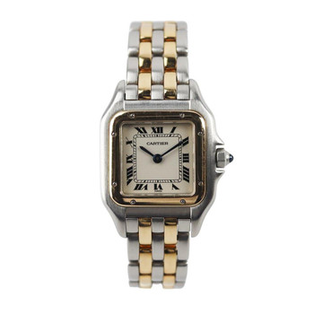 Cartier CARTIER PANTHERE DE CARTIER QUARTZ GOLD SS WHITE DIAL WATCH