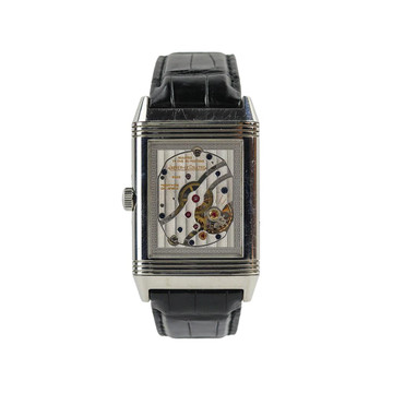 Jaeger-LeCoultre JAEGER-LECOULTRE GRANDE REVERSO CALENDAR RECTANGULAR DIAL ALLIGATOR STRAP 2012