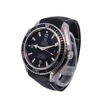 Omega OMEGA SEAMASTER PRO PLANET OCEAN CO-AXIAL BLACK DIAL RUBBER STRAP WATCH, B&P 