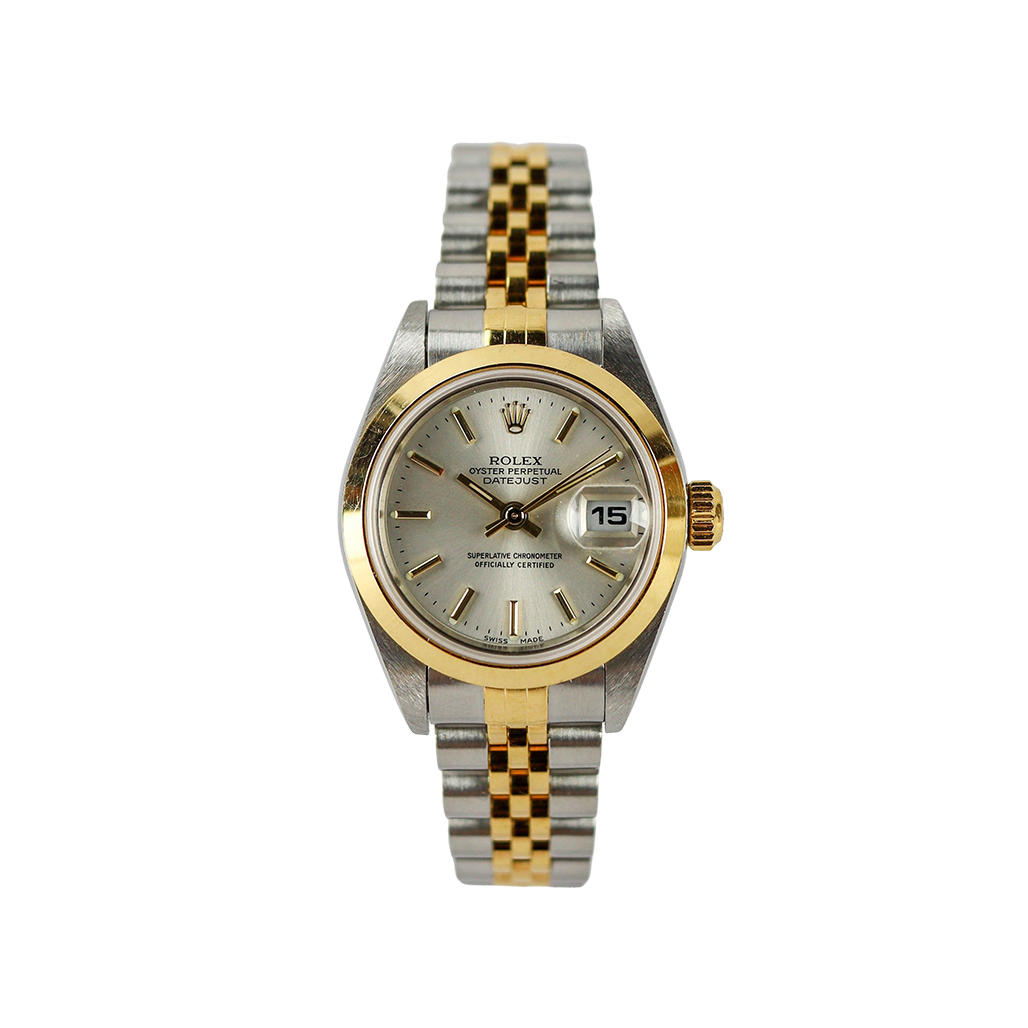 Rolex datejust clearance gold silver