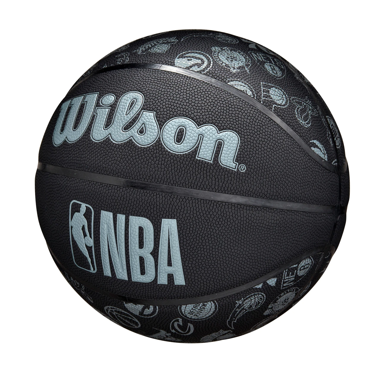 Basketball Only Wilson NBA All Team Outdoor Size 7 Basketball - Black | Basketball Only ...