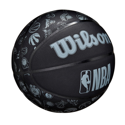 Wilson NBA All Team Outdoor Size 7 Basketball - Black