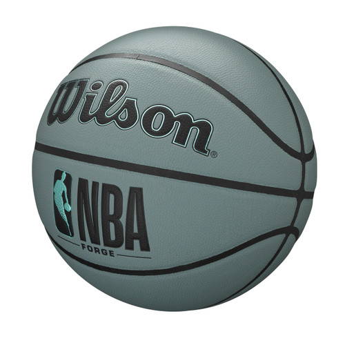 Wilson NBA Forge Indoor Outdoor Size 7 Basketball - Blue Grey