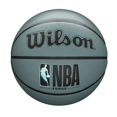 Wilson NBA Forge Indoor Outdoor Blue Grey Basketball - Size 7