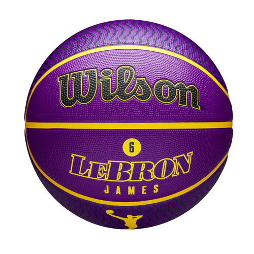 Wilson NBA Icon LeBron James Outdoor Basketball - Size 7