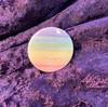 Muted Watercolor Rainbow Pin 1.5"