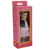 6.5" Mini Posable Doll - polka dot top with Pink Skirt