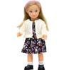 6.5" Posable Doll with Floral Dress