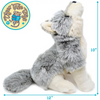 Wolcott the Wolf | 11 Inch Stuffed Animal Plush