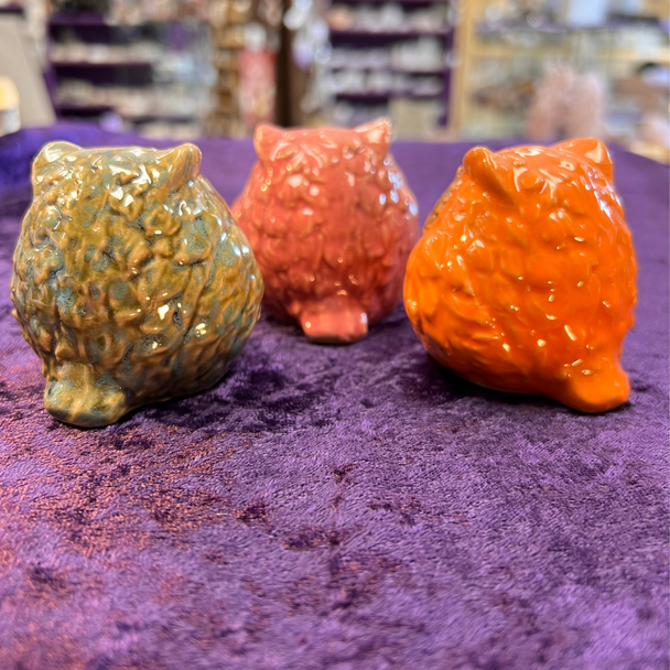 Little Ceramic Owls Backside