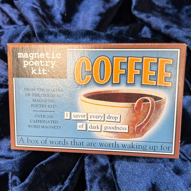 Magnetic Poetry Kit - Coffee - Front of box