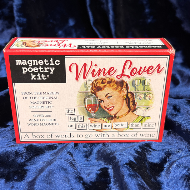 Magnetic Poetry Kit - Wine Lover - Front of box
