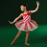 CANDY CANE CHORUS - TUTU SKIRT LOOK