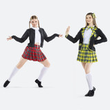 SCHOOL'S OUT - PLAID PLEATED SKIRT LOOK