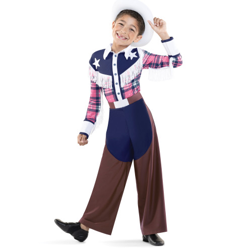 AT THE RODEO - LONG SLEEVE JUMPSUIT