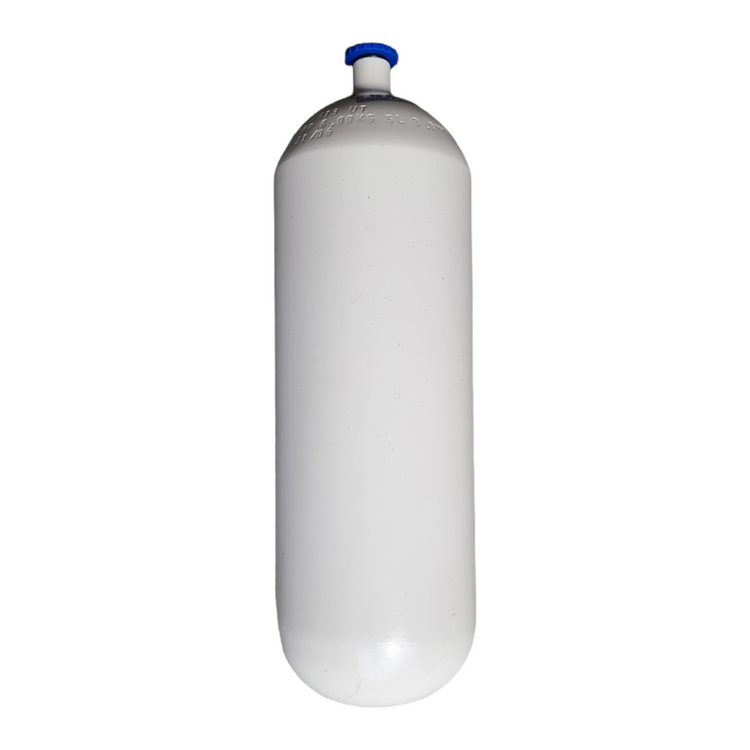 Stalen zuurstofcilinder 5 Liter "Rond"