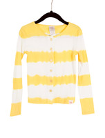 Tie Dye Stripe Yellow Cardigan Playwear