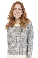 Munki Signature Plaid Paisley Hacci Lounge Top