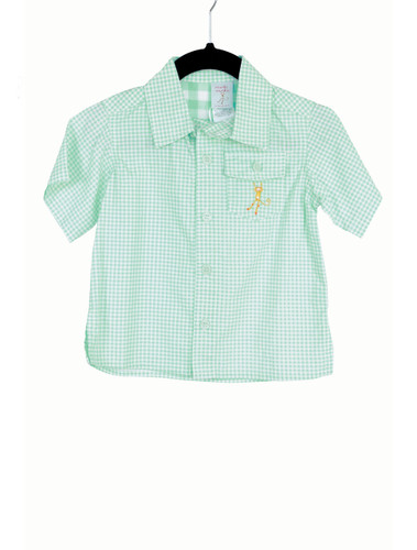 Gingham Blue Camper Shirt Playwear