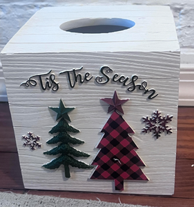 Avanti Tis the Season Tissue Cover - Multicolor