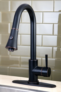 Gourmetier LS8726DL Concord 1-Handle Pull-Down Kitchen Faucet in Naples Bronze
